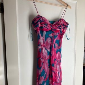 Floral Spaghetti Strap Dress